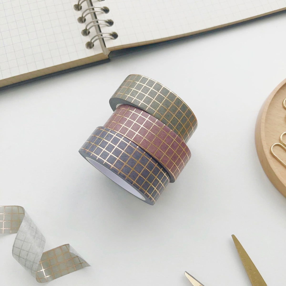 Rose Gold Foil Narrow Crafting Washi Tape Set by Recollections™
