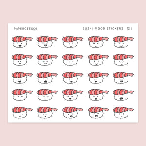 Sushi Mood Stickers 121 - PapergeekCo