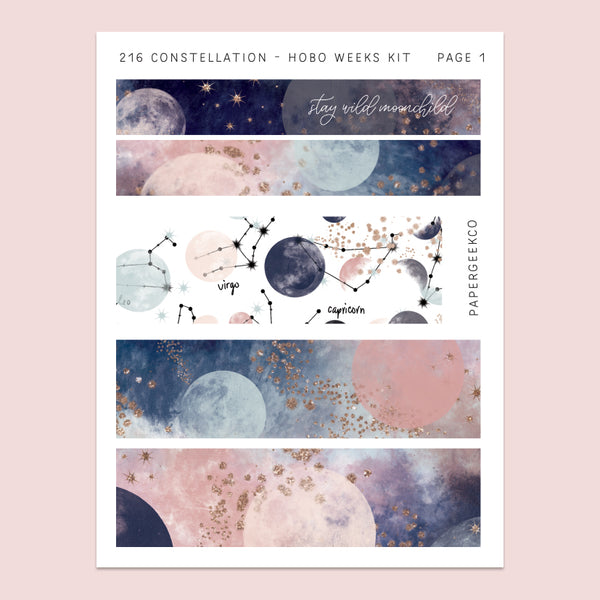 Hobo Weeks Kit - Constellation - PapergeekCo