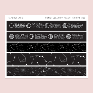 Constellation Washi Strips 252 - PapergeekCo