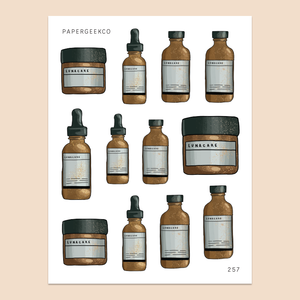 Apothecary Jay Stickers 257 - PapergeekCo