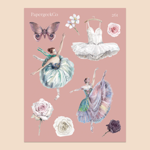 Ballerina Stickers 261 - PapergeekCo