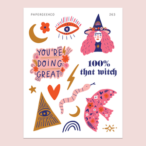 Magic Witch Stickers 263 - PapergeekCo
