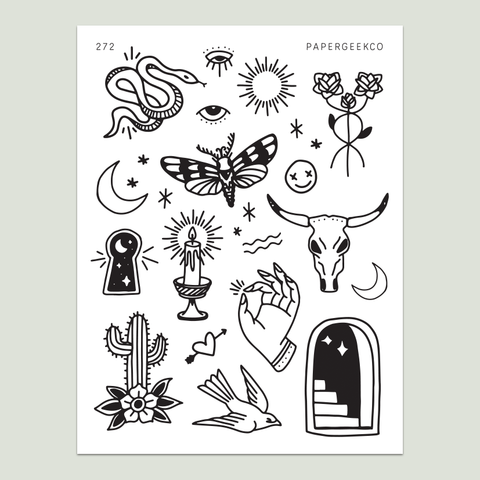 Mono Witchcraft Stickers 272 - PapergeekCo