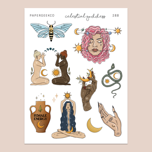Celestial Goddess Stickers 288