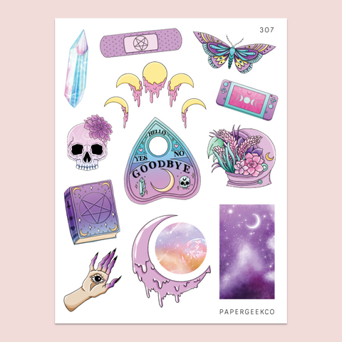 Violet Witch Stickers 307