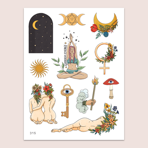 Celestial Goddess Stickers 315