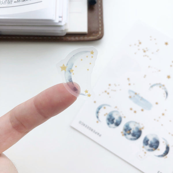 Clear Star Constellation Stickers 133 - PapergeekCo