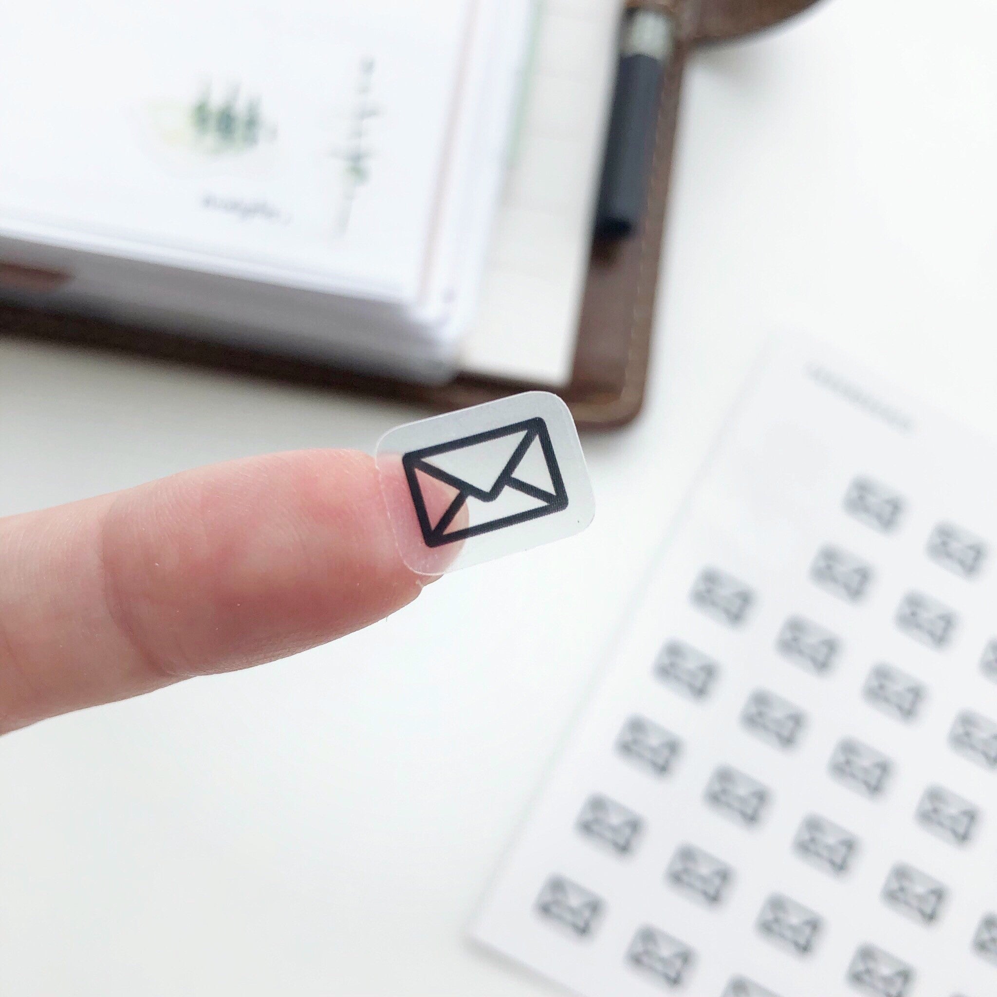 Email Clear Stickers - PapergeekCo