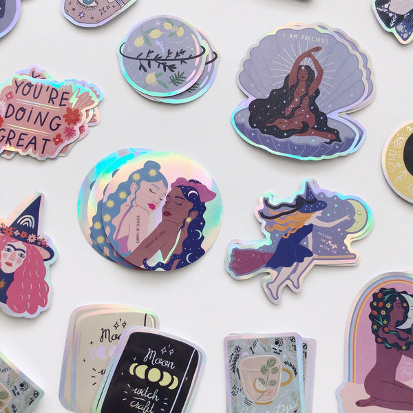 BUY ALL Holographic Sticker Bundle save 30%
