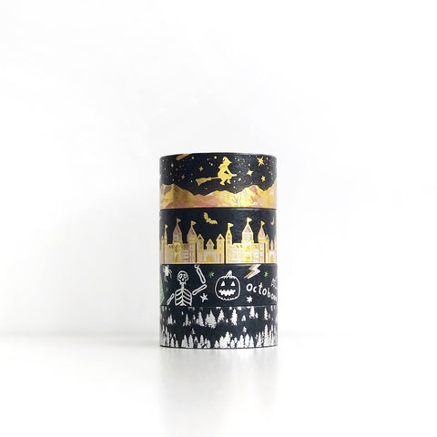 (REPRINT) Halloween Special - BLACKOUT Washi Tape