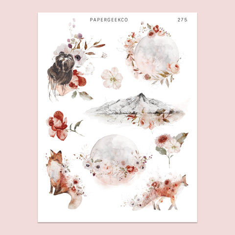 Autumnal Nature Stickers 275