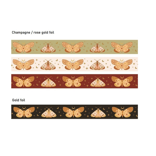Celestial Moth Washi Tape AUG Release