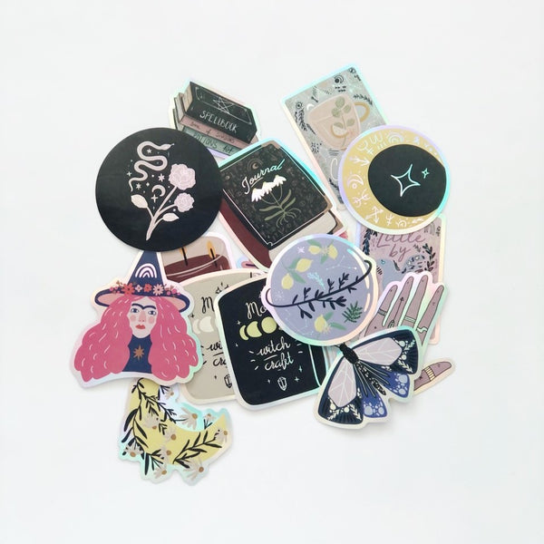 Witch - Holographic Sticker pack