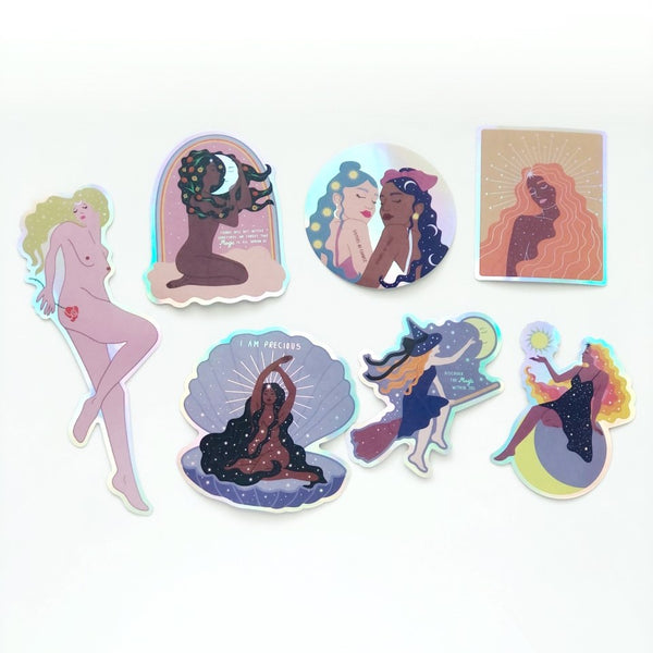 BUY ALL Holographic Sticker Bundle save 30%