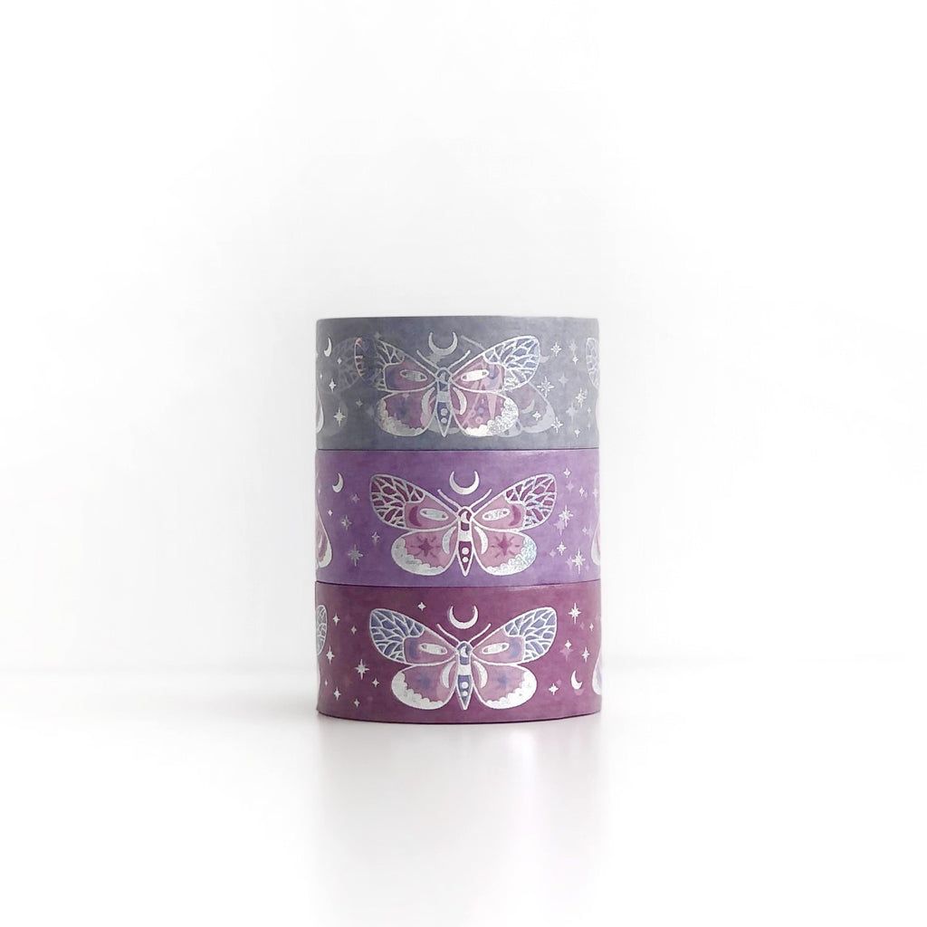 Celestial Moth Washi Tape SEP Release – PapergeekCo